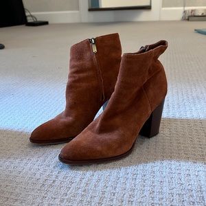 Sam Edelman Brown Suede Bootie